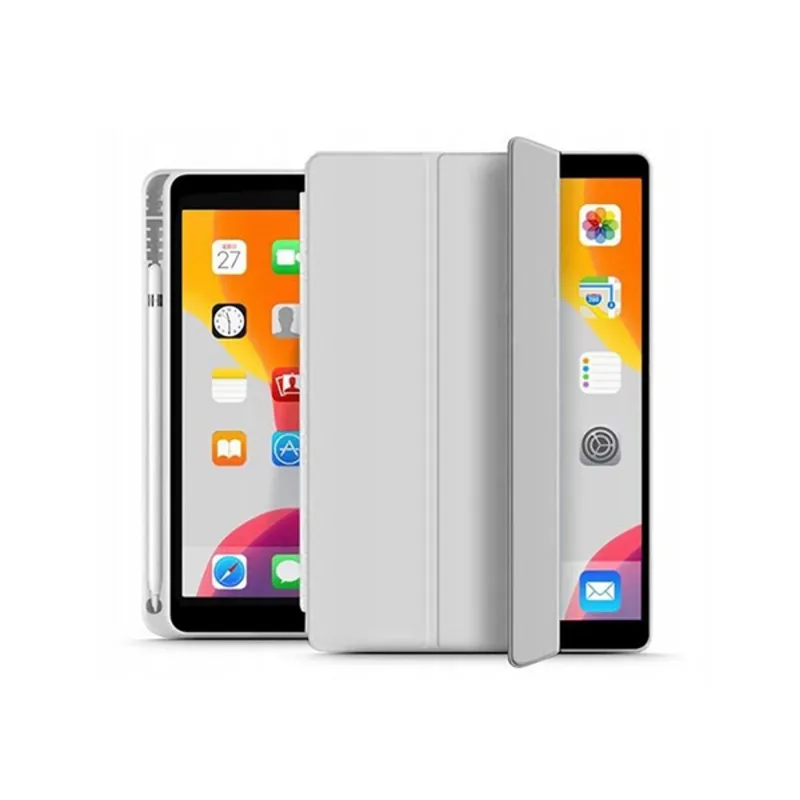 Haffner Apple iPad 10.2 (2019/2020) védőtok (Smart Case) on/off funkcióval, Apple Pencil tartóval - szürke (ECO csomagolás) (FN0253) Haffner Apple iPad 10.2 (2019/2020) védőtok (Smart Case) on/off funkcióval, Apple Pencil tartóval - szürke (ECO csomagolás) (FN0253)
