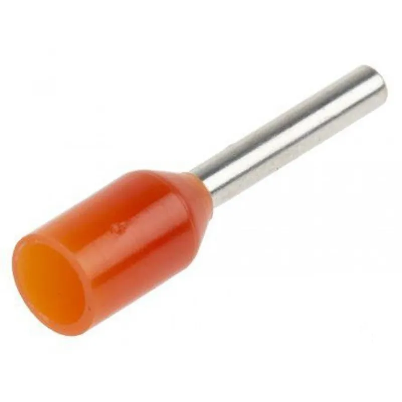 Tracon E020 0.5 mm2 100 db Szigetelt narancs érvéghüvely Tracon E020 0.5 mm2 100 db Szigetelt narancs érvéghüvely