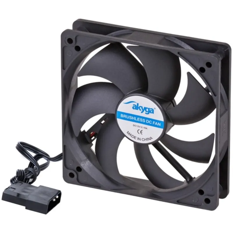 Fan Akyga AW-12A-BK - 12cm - Black Fan Akyga AW-12A-BK - 12cm - Black