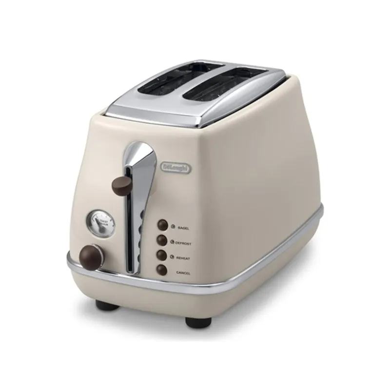 Delonghi CTOV 2103.BG Icona vintage bézs 2 szeletes kenyérpirító Delonghi CTOV 2103.BG Icona vintage bézs 2 szeletes kenyérpirító