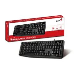 Genius Billentyűzet - KB-117 (Vezetékes, USB, fekete)