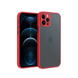 Cellect iPhone 14 tok piros-fekete (CEL-MATT-IPH1461-RBK)