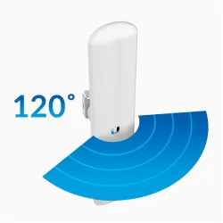 UBIQUITI LAP-120 LiteAP ac 2x2 MIMO airMAX ac 5 GHz 16dBi 120 Degrees Sector with AP