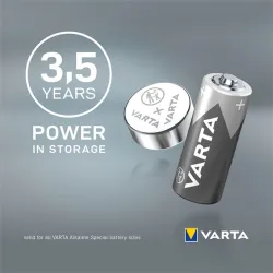 LR44 gombelem, alkáli mangán, 1,5V, 125 mAh, 2 db, Varta AG13, V13GA, G13A, 13GA, PX76A, PX675A, 157, L1154