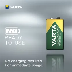 VARTA Power Accu 1x9V 200 mAh R2U