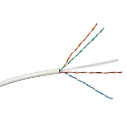 Legrand fali kábel - Cat6, U/UTP, 305m, fehér, réz, PVC
