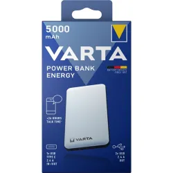Varta 5000mAh powerbank fehér