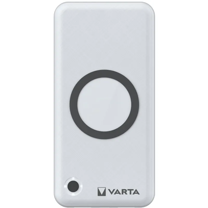 Varta Power Bank + vezeték nélküli töltő 20000mAh fehér (57909101111) Varta Power Bank + vezeték nélküli töltő 20000mAh fehér (57909101111)