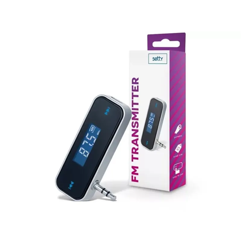 Setty TF-0152 TFM-01 AUX csatlakozós Bluetooth telefon kihangosító és FM transzmitter Setty TF-0152 TFM-01 AUX csatlakozós Bluetooth telefon kihangosító és FM transzmitter