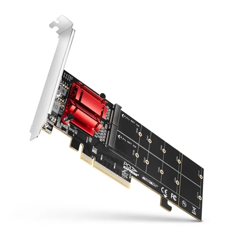 Axagon PCEM2-ND PCI-Express - NVME+M-key/dataswitch/SP/LP M.2 adapter Axagon PCEM2-ND PCI-Express - NVME+M-key/dataswitch/SP/LP M.2 adapter