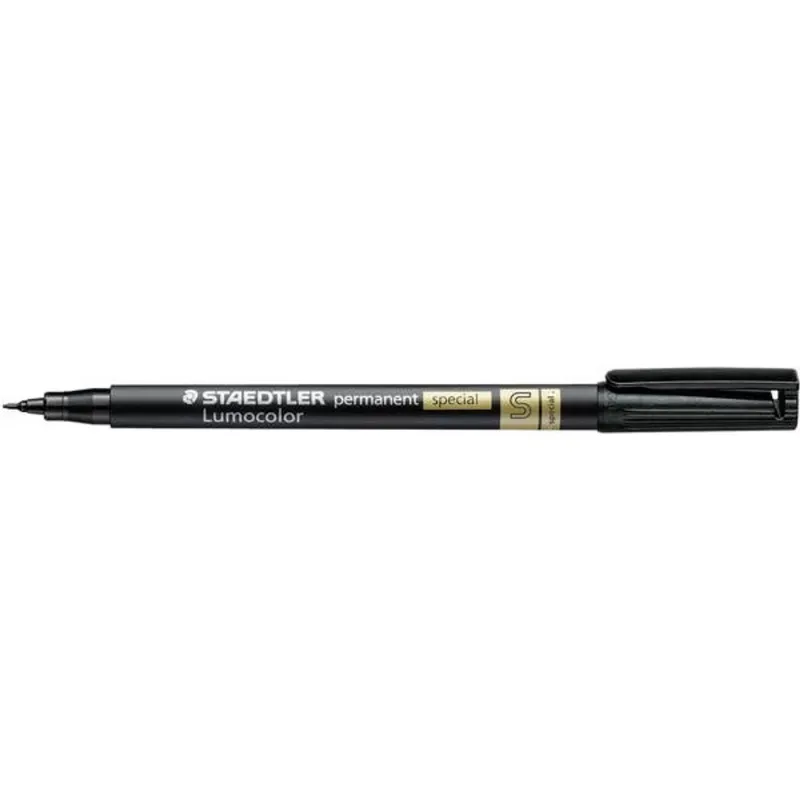 Staedtler Lumocolor permanent S fekete speciális marker Staedtler Lumocolor permanent S fekete speciális marker