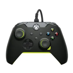 Kontroller PDP Xbox Series X|S, Xbox One, PC 3,5 mm audio Vezetékes Neon Fekete