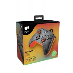 PDP Atomic Xbox Series X vezetékes kontroller fekete-narancs (049-012-CMGO)