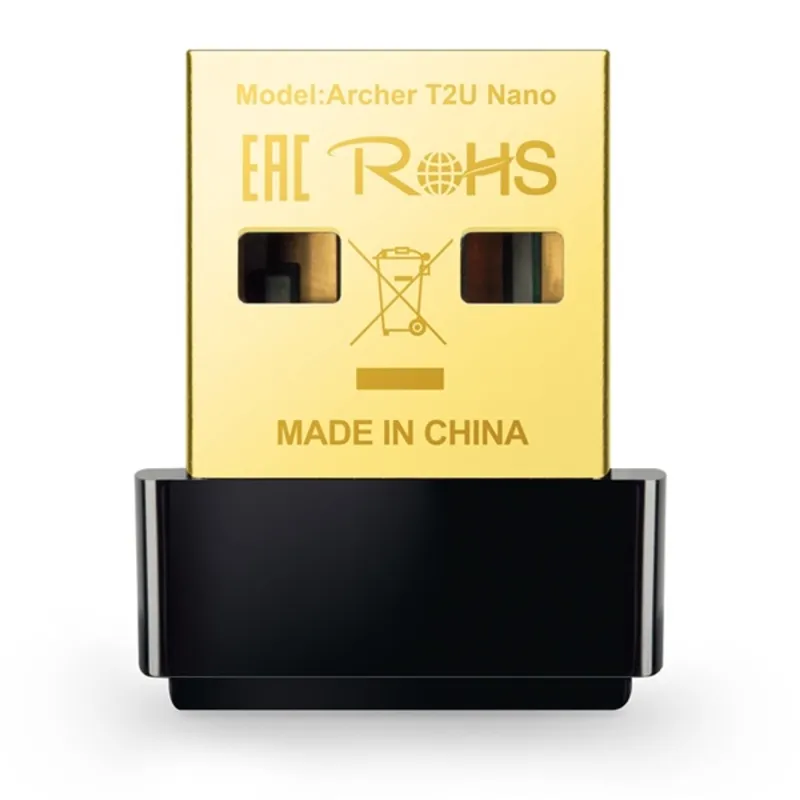 TP-Link Archer T2U Nano AC600 Nano Wireless USB Adapter Black TP-Link Archer T2U Nano AC600 Nano Wireless USB Adapter Black