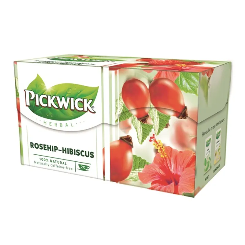 Pickwick 20x2,5g csipkebogyó-hibiszkusz tea Pickwick 20x2,5g csipkebogyó-hibiszkusz tea