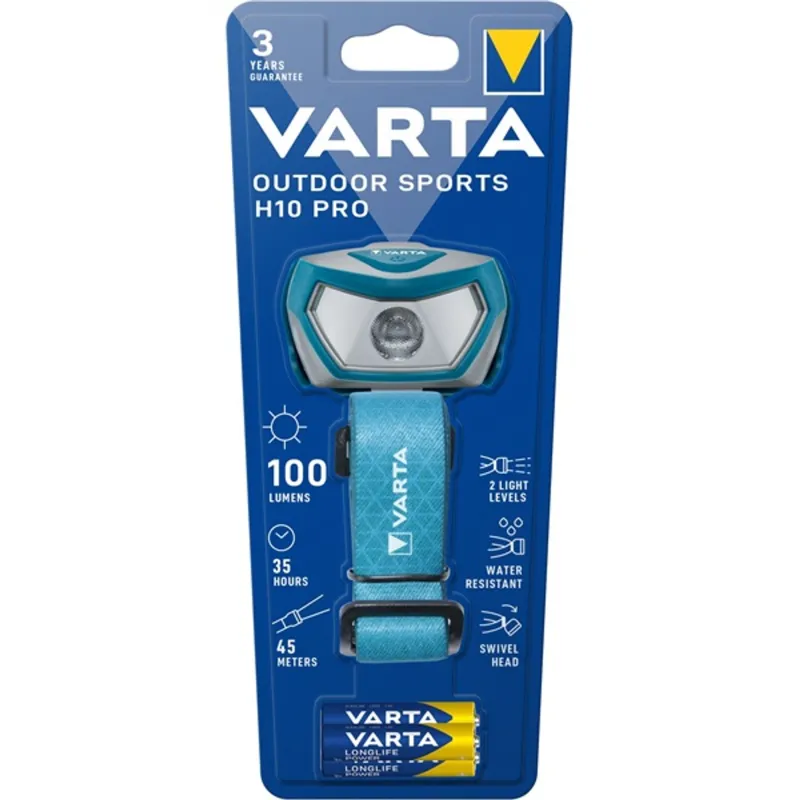Varta Outdoor Sports H10 Pro 100lm fejlámpa Varta Outdoor Sports H10 Pro 100lm fejlámpa