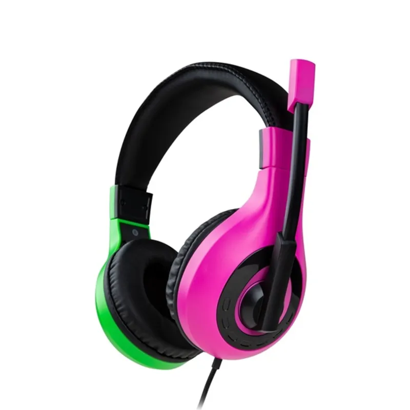 Nacon 2807378 Nintendo Switch Splatoon Zöld/Rózsaszín headset Nacon 2807378 Nintendo Switch Splatoon Zöld/Rózsaszín headset
