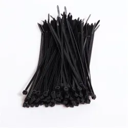 Iris Electric 100 db fekete 200x3,6mm kábelkötegelő, gyorskötöző, kötegelő