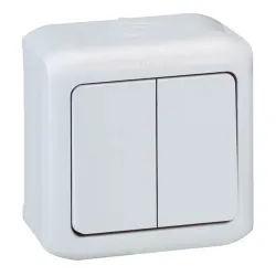 Legrand 782361 Forix IP44 fehér kettős váltókapcsoló