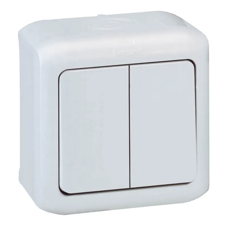 Legrand 782361 Forix IP44 fehér kettős váltókapcsoló Legrand 782361 Forix IP44 fehér kettős váltókapcsoló