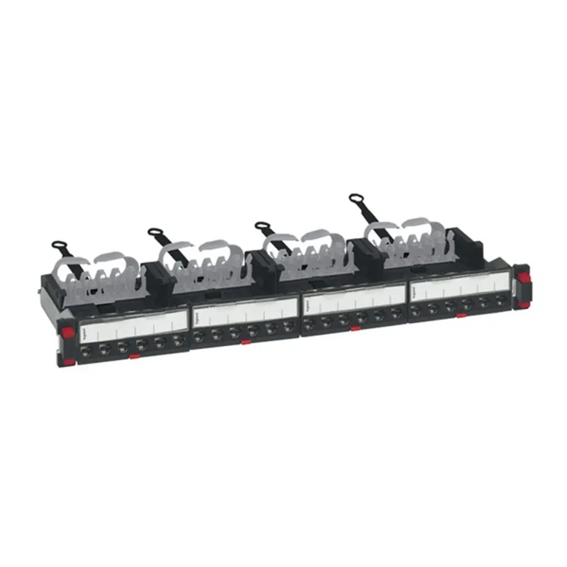 Legrand Patch panel CAT6a STP 24 PORT 1U 19" LSC3 fekete (033772) Legrand Patch panel CAT6a STP 24 PORT 1U 19" LSC3 fekete (033772)