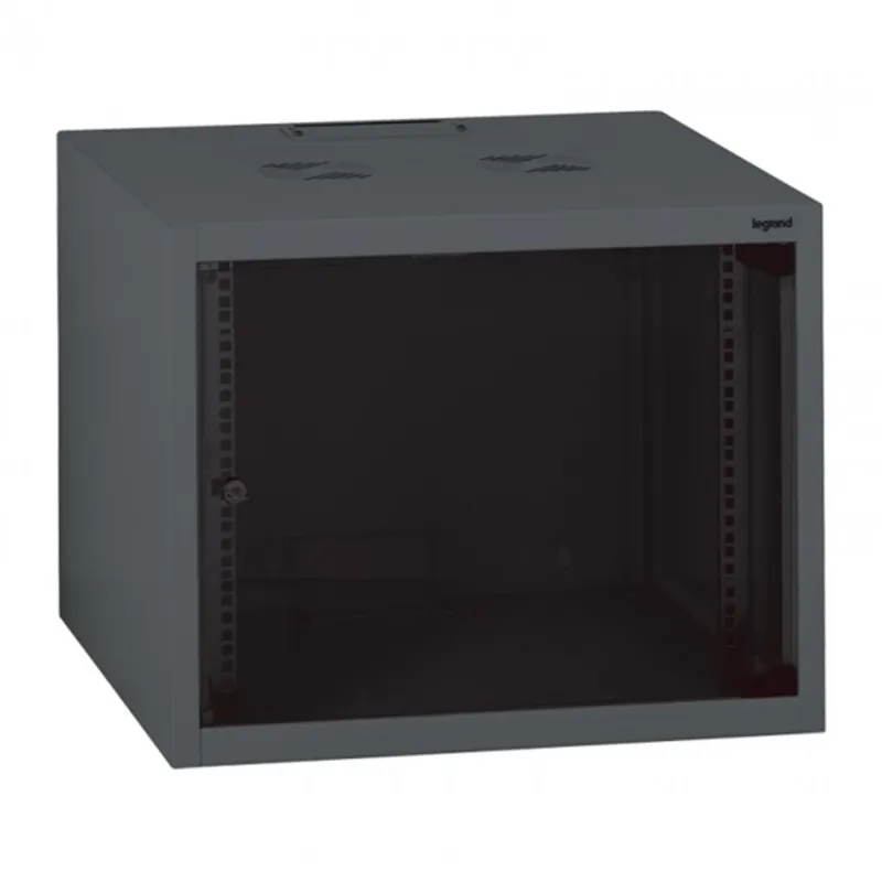 Legrand Rackszekrény - 19" fali kivitel (6U, 362x600x600, antracit, egyrekeszes, üvegajtós, készre szerelt, max: 18 kg) Legrand Rackszekrény - 19" fali kivitel (6U, 362x600x600, antracit, egyrekeszes, üvegajtós, készre szerelt, max: 18 kg)