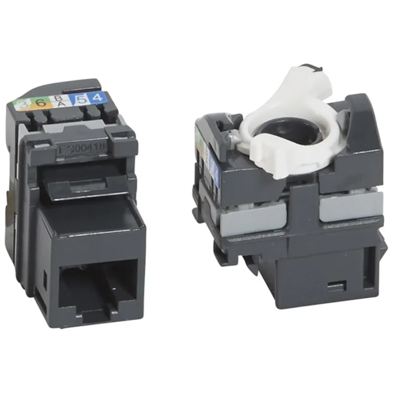 Legrand keystone. Cat5e árnyékolatlan (UTP) LCS2 gyorscsatlakozós 180° 100MHz 1Gigabit (033180) Legrand keystone. Cat5e árnyékolatlan (UTP) LCS2 gyorscsatlakozós 180° 100MHz 1Gigabit (033180)