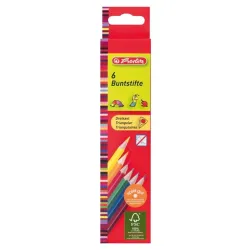 Herlitz Trio lakkozott 6db-os színes ceruza készlet
