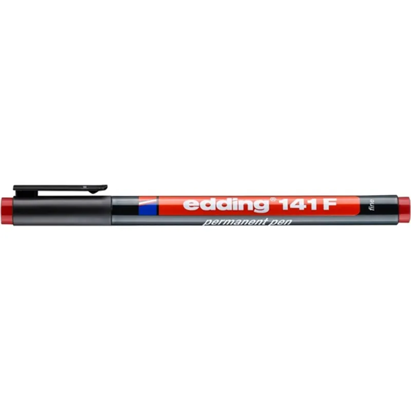 Edding 141 F OHP Permanent 0,6mm piros marker Edding 141 F OHP Permanent 0,6mm piros marker
