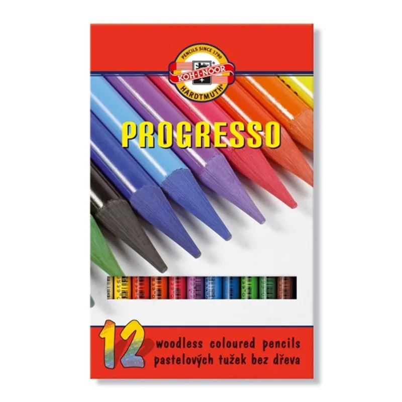 Koh-I-Noor Progresso 8756 12db-os színes ceruza készlet Koh-I-Noor Progresso 8756 12db-os színes ceruza készlet