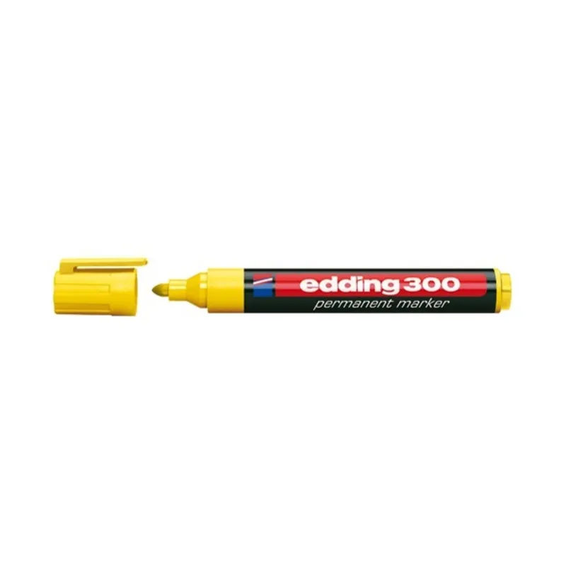 Edding 300 sárga permanent marker Edding 300 sárga permanent marker