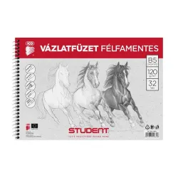 ICO Student B5 félfamentes vázlatfüzet