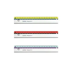 Herlitz my.pen 17cm-es színes vonalzó