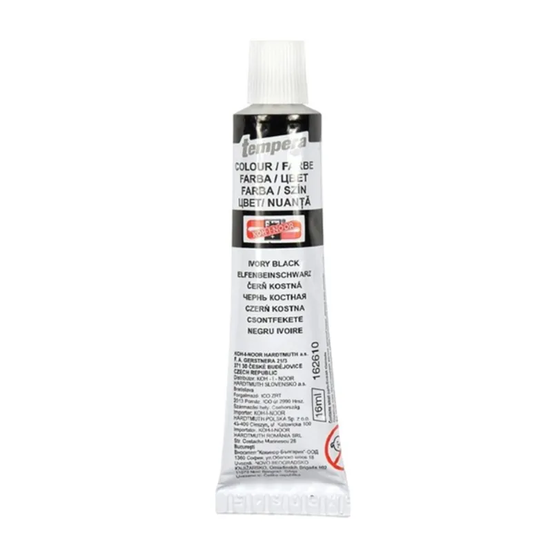 KOH-I-NOOR 162610 16ml csontfekete tempera KOH-I-NOOR 162610 16ml csontfekete tempera