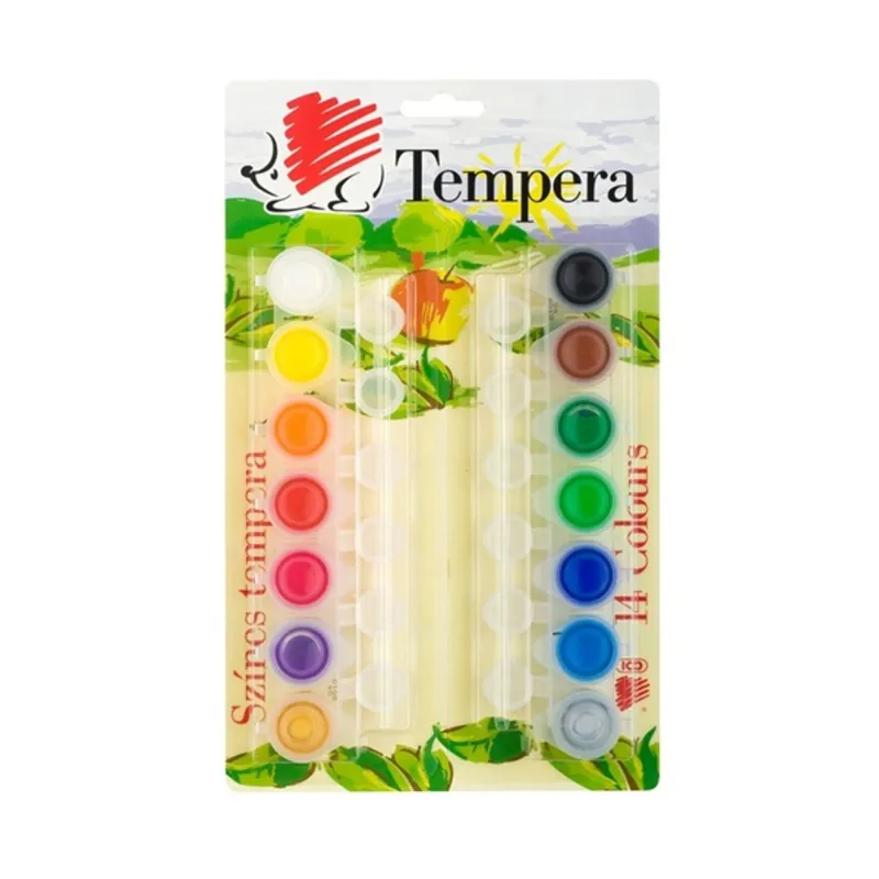 ICO Süni 5ml tégelyes 14 színű tempera készlet ICO Süni 5ml tégelyes 14 színű tempera készlet