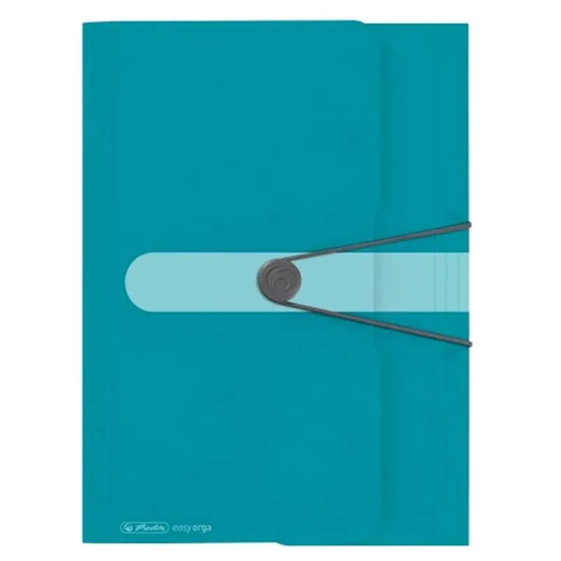 Herlitz Color Blocking A4 PP carib.turquoise gumis mappa Herlitz Color Blocking A4 PP carib.turquoise gumis mappa