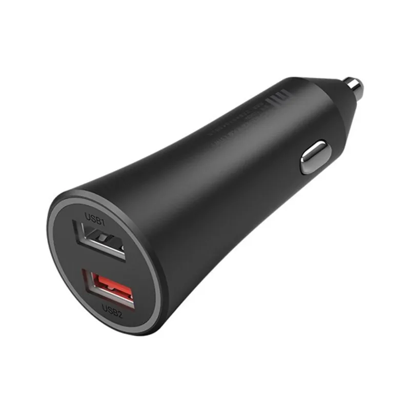Xiaomi Mi 37W Dual-Port Car Charger Black Xiaomi Mi 37W Dual-Port Car Charger Black