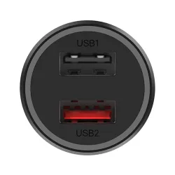 Xiaomi Mi 37W Dual-Port Car Charger Black