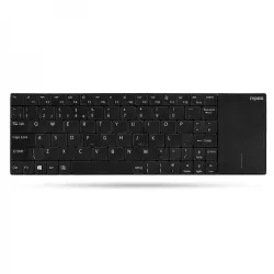 RAPOO 157233, E2710 BILLENTYŰZET + TOUCHPAD, FEKETE