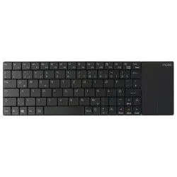 RAPOO 157233, E2710 BILLENTYŰZET + TOUCHPAD, FEKETE