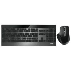 Rapoo 9900M Multi-mode Wireless Keyboard & Mouse Black HU