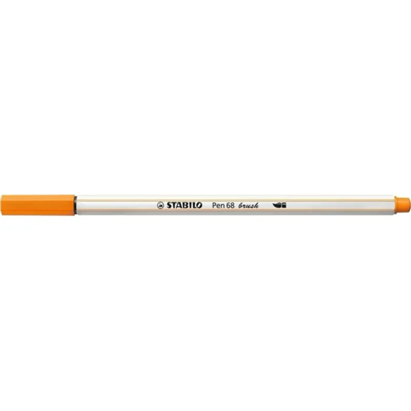STABILO Pen 68 brush prémium ecsetfilc rugalmas heggyel narancssárga (568/54) STABILO Pen 68 brush prémium ecsetfilc rugalmas heggyel narancssárga (568/54)