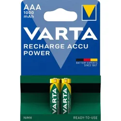 Varta Ready To Use AAA Ni-Mh 1000 mAh ceruza akku (2db/csomag)
