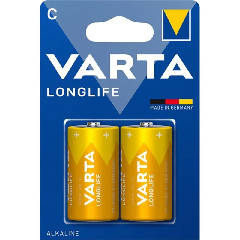 VARTA Longlife Baby C (LR14) alkáli elem 2db/bliszter VARTA Longlife Baby C (LR14) alkáli elem 2db/bliszter