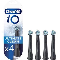 Oral-B iO Clean Black elektromos fogkefe pótfej 4db fekete