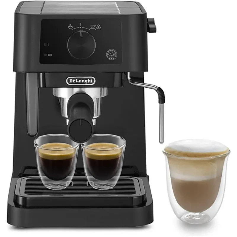 DeLonghi EC235.BK Stilosa fekete espresso kávéfőző DeLonghi EC235.BK Stilosa fekete espresso kávéfőző