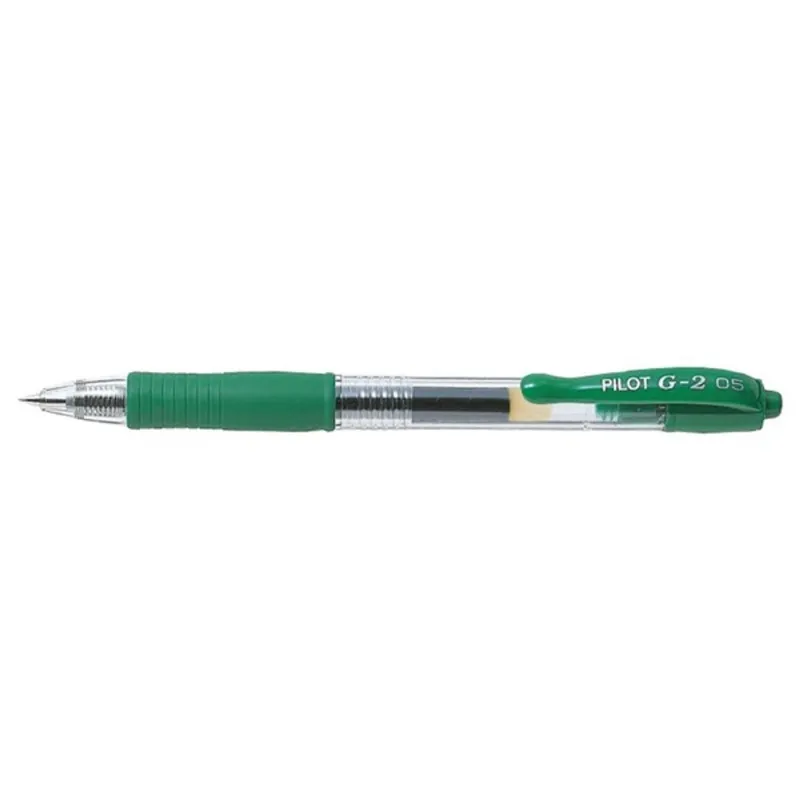 PILOT Zseléstoll, 0,25 mm, nyomógombos,"G-2", zöld PILOT Zseléstoll, 0,25 mm, nyomógombos,"G-2", zöld
