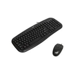 Genius KM-200 billentyűzet + egér Black HU