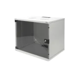 Digitus 9U 19" fali rackszekrény lapraszerelt szürke (DN-19 09-U-S-1)