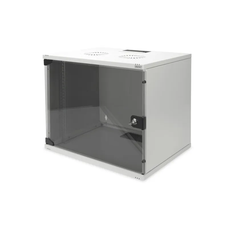Digitus 9U 19" fali rackszekrény lapraszerelt szürke (DN-19 09-U-S-1) Digitus 9U 19" fali rackszekrény lapraszerelt szürke (DN-19 09-U-S-1)